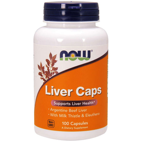 Kompleks na wątrobę NOW Foods Liver Caps 100 caps - Sklep Witaminki.pl