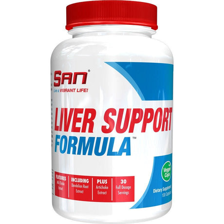 Kompleks na wątrobę SAN Liver Support Formula 100 vcaps - Sklep Witaminki.pl