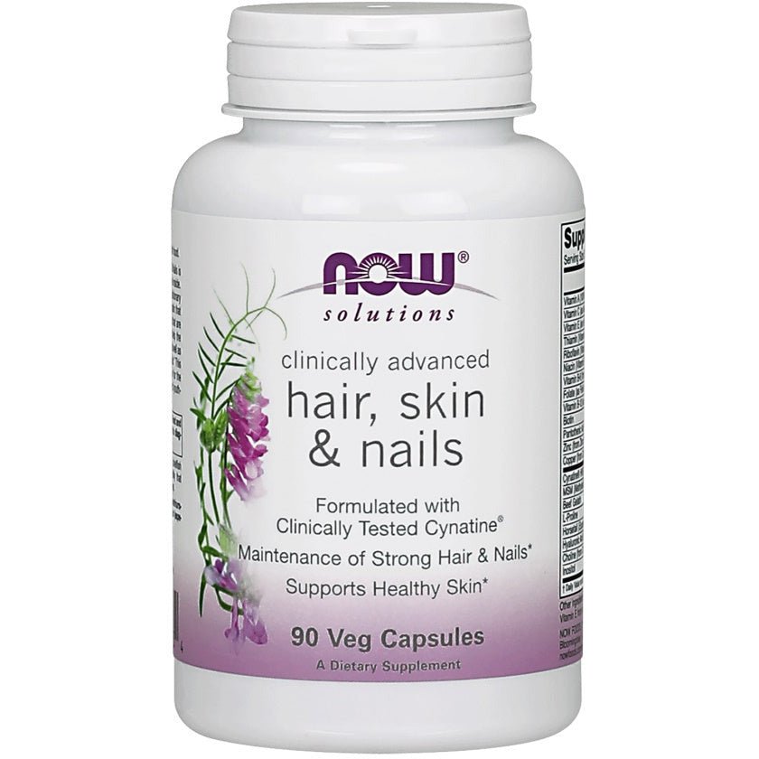 Kompleks na włosy, skórę i paznokcie NOW Foods Hair Skin & Nails 90 vcaps - Sklep Witaminki.pl