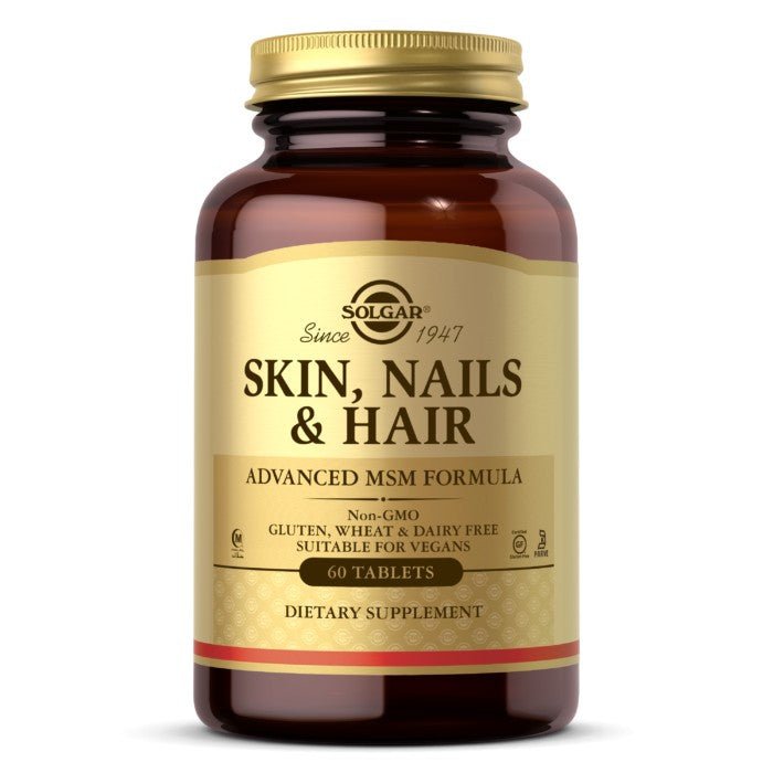 Kompleks na włosy, skórę i paznokcie Solgar Skin, Nails & Hair 60 tabs - Sklep Witaminki.pl