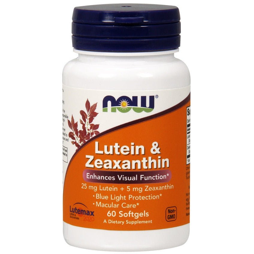 Kompleks na wzrok NOW Foods Lutein & Zeaxanthin 60 softgels - Sklep Witaminki.pl