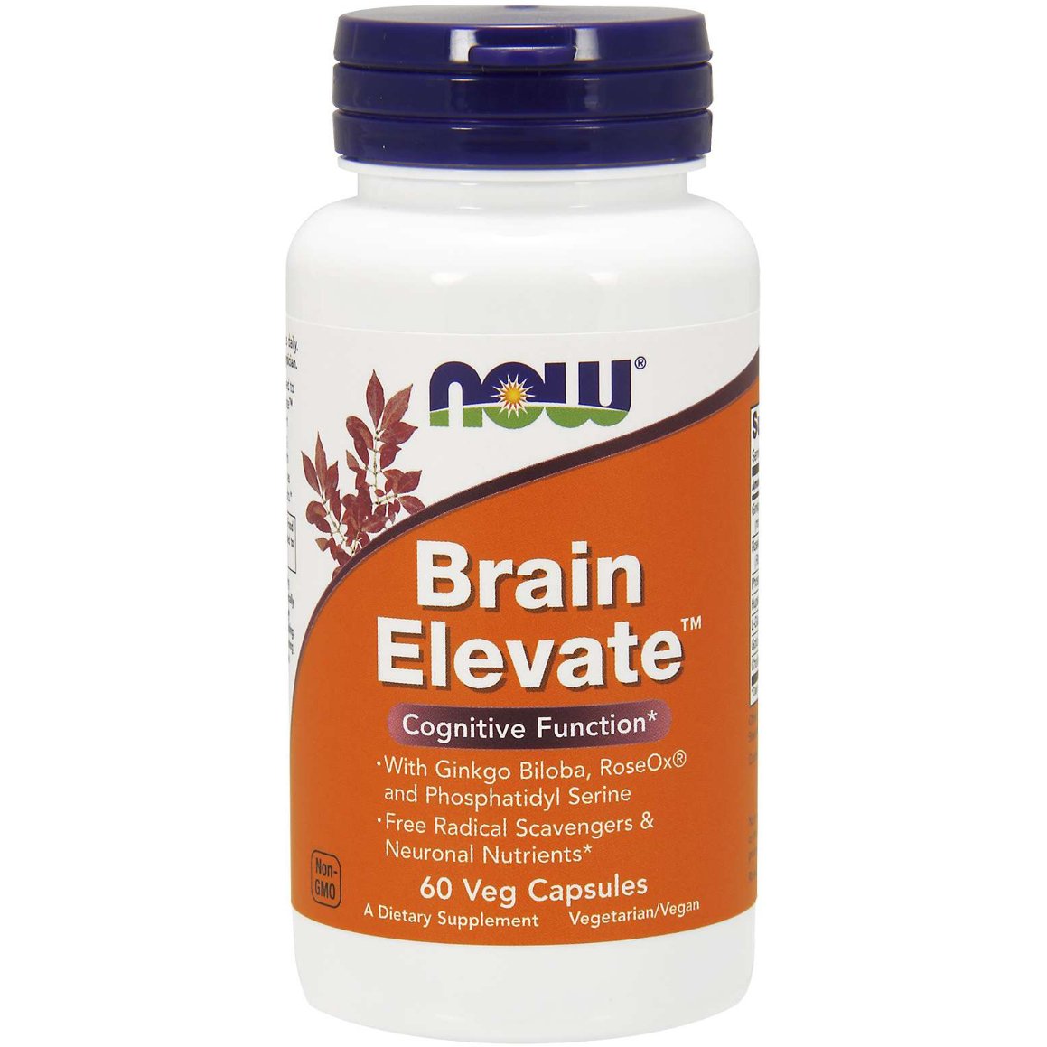 NOW Foods Brain Elevate 60 vcaps Kompleks Nootropików - Sklep Witaminki.pl