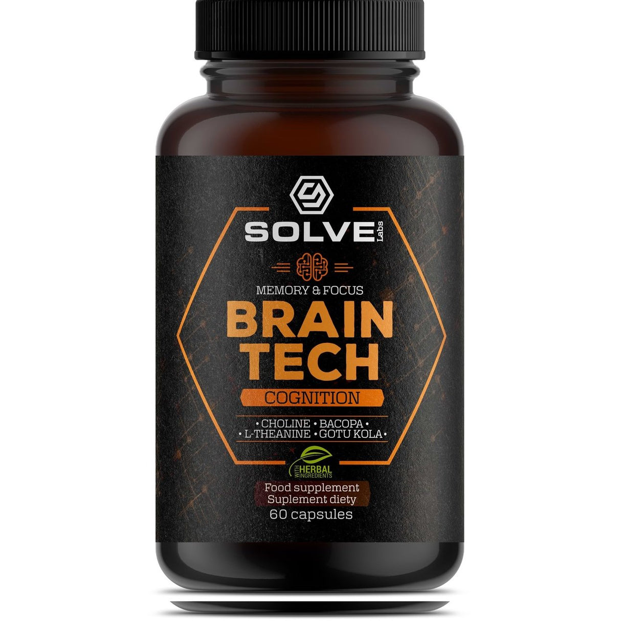 Kompleks Nootropików Solve Labs Brain Tech 60 caps - Sklep Witaminki.pl
