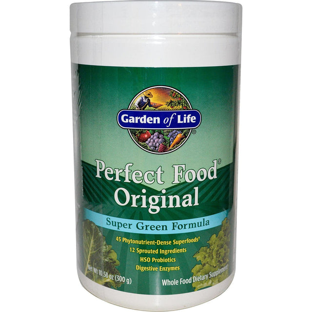Kompleks Superfoods Garden of Life Perfect Food Original 300 g - Sklep Witaminki.pl