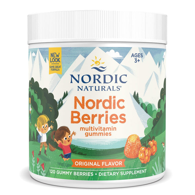Kompleks witamin dla Dzieci Nordic Naturals Nordic Berries 120 gummies Cytryna - Sklep Witaminki.pl