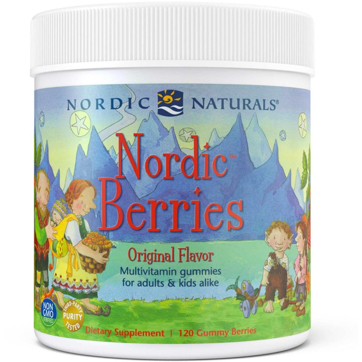 Kompleks witamin dla Dzieci Nordic Naturals Nordic Berries 120 gummies Cytryna - Sklep Witaminki.pl