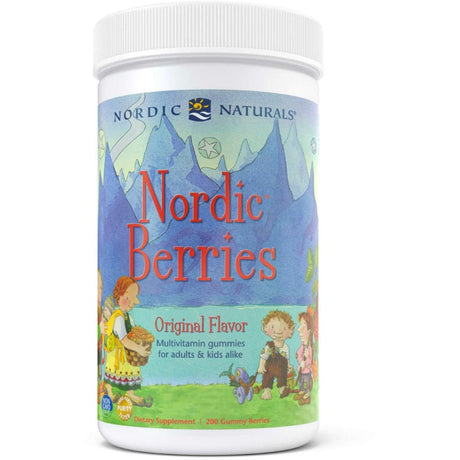 Kompleks witamin dla Dzieci Nordic Naturals Nordic Berries 200 gummies Cytryna - Sklep Witaminki.pl