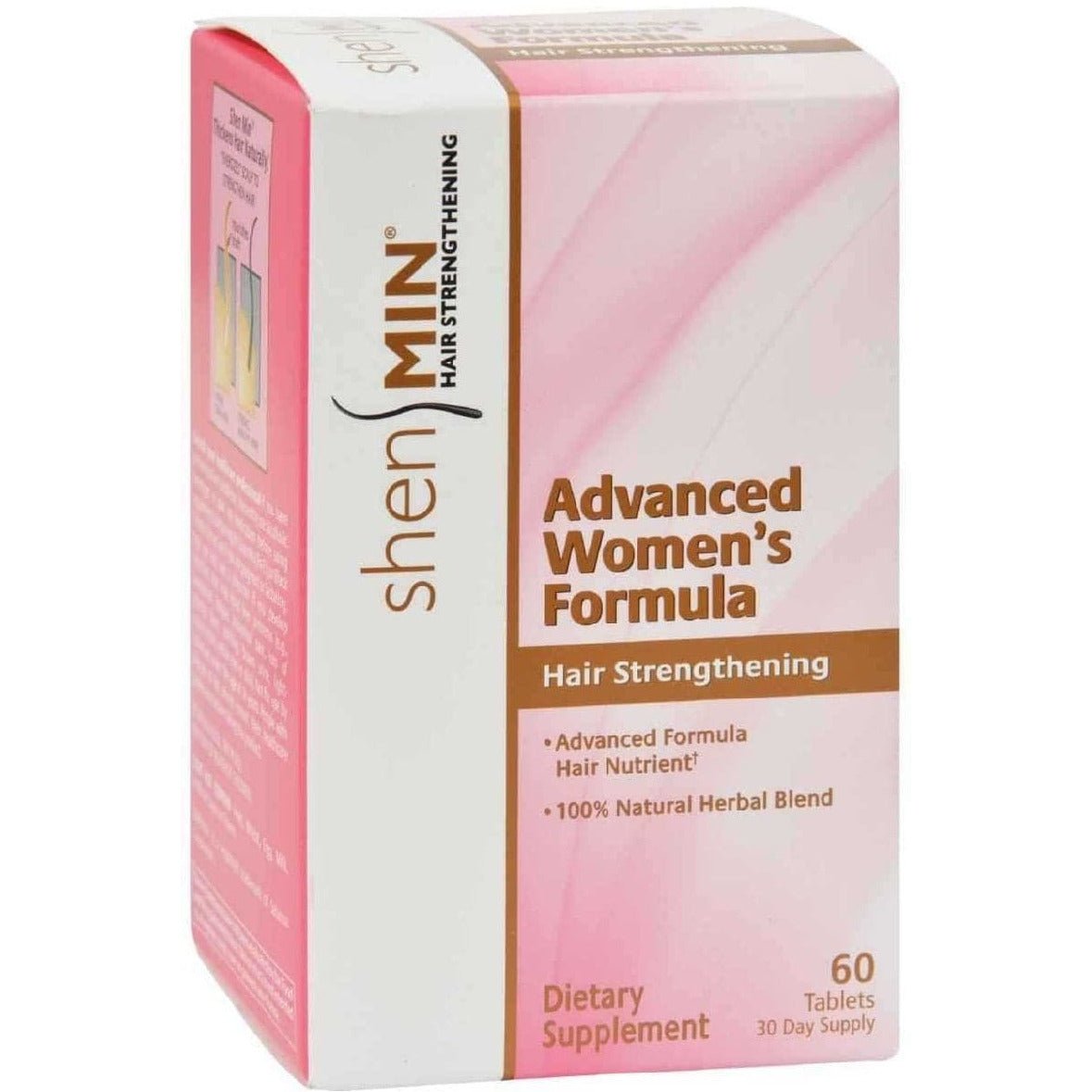 Kompleks witamin dla kobiet Natrol Shen Min Advanced Women's Formula Hair Strengthening 60 tabs - Sklep Witaminki.pl