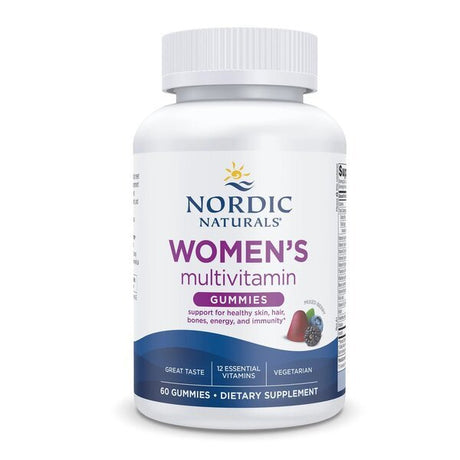 Kompleks witamin dla kobiet Nordic Naturals Women's Multivitamin Gummies Mixed Berry 60 gummies - Sklep Witaminki.pl