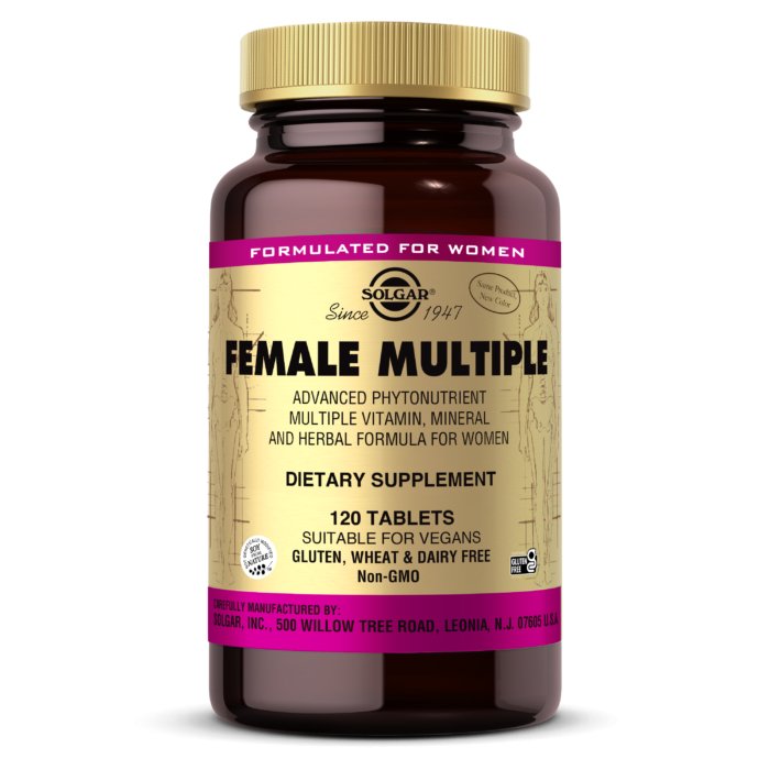 Solgar Female Multiple 120 tabs Kompleks witamin dla kobiet - Sklep Witaminki.pl