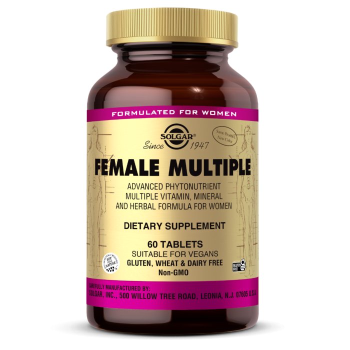 Solgar Female Multiple 60 tabs Kompleks witamin dla kobiet - Sklep Witaminki.pl