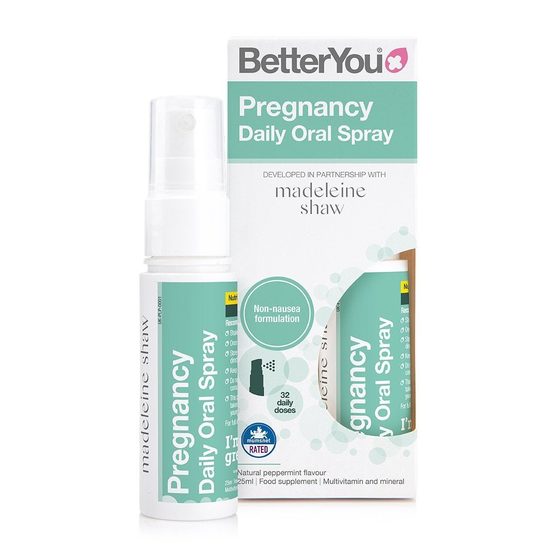 BetterYou Pregnancy Oral Spray 25 ml Kompleks witamin dla kobiet w ciąży - Sklep Witaminki.pl