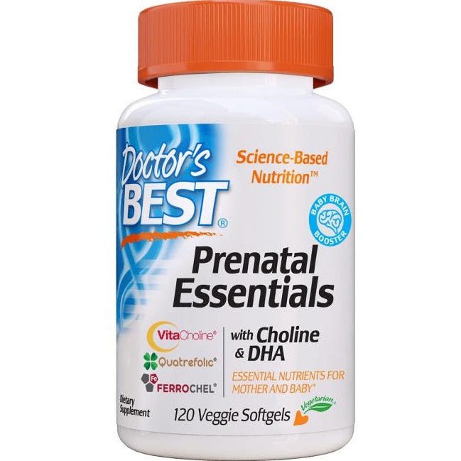 Doctor's BEST Prenatal Essentials 120 vcaps Kompleks witamin dla kobiet w ciąży - Sklep Witaminki.pl