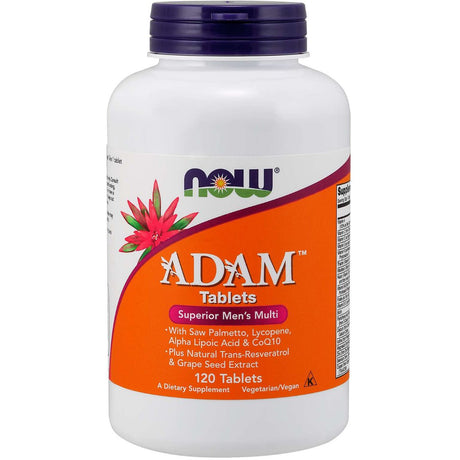 Kompleks witamin dla mężczyzn NOW Foods Adam Tablets 120 tabs - Sklep Witaminki.pl