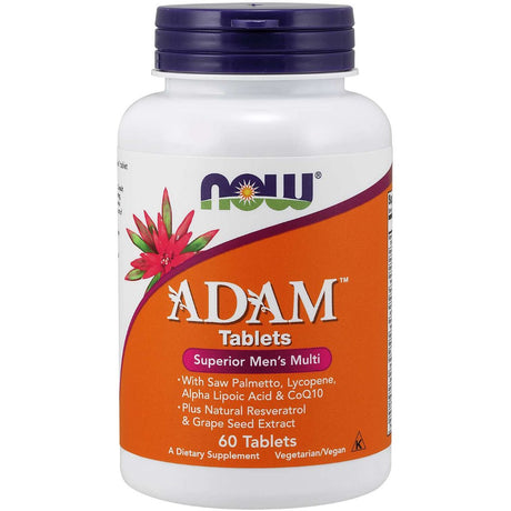 Kompleks witamin dla mężczyzn NOW Foods Adam Tablets 60 tabs - Sklep Witaminki.pl