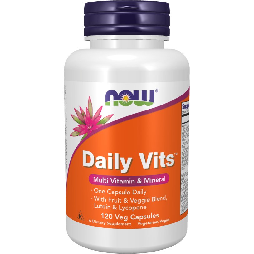 NOW Foods Daily Vits Capsules 120 caps Kompleks witamin uniwersalny - Sklep Witaminki.pl