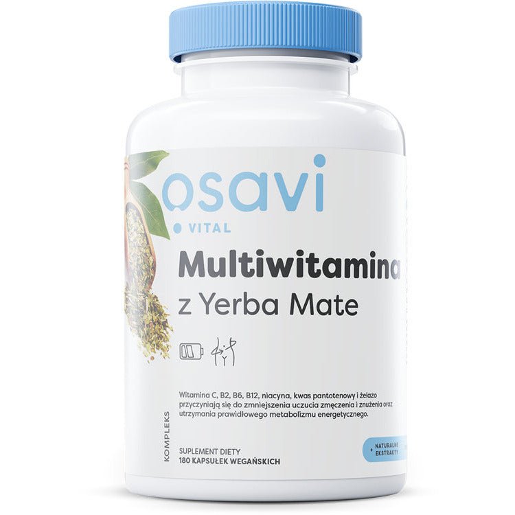 Osavi Multiwitamina z Yerba Mate 180 vegan caps Kompleks witamin uniwersalny - Sklep Witaminki.pl
