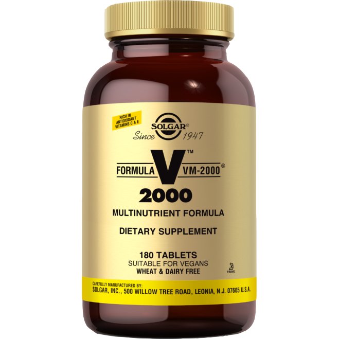 Solgar Formula VM - 2000 180 tabs Kompleks witamin uniwersalny - Sklep Witaminki.pl