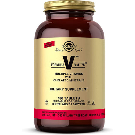 Kompleks witamin uniwersalny Solgar Formula VM-75 180 tabs - Sklep Witaminki.pl