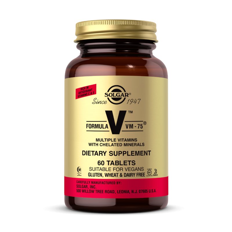 Kompleks witamin uniwersalny Solgar Formula VM-75 60 tabs - Sklep Witaminki.pl