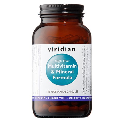 Viridian Multivitamin High Five Formula 120 caps Kompleks witamin uniwersalny - Sklep Witaminki.pl