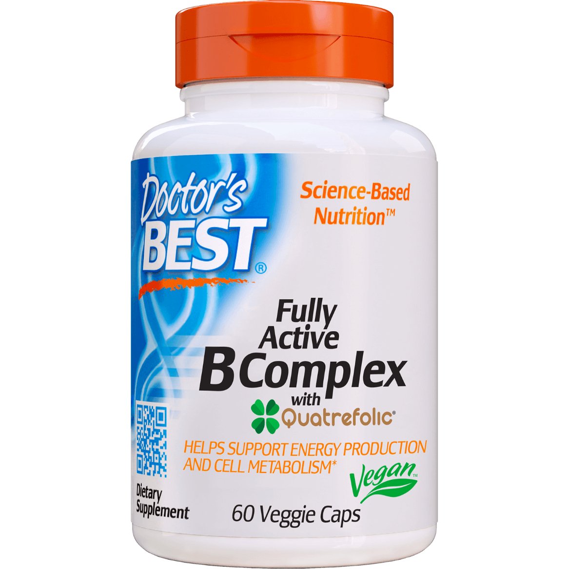 Doctor's BEST Fully Active B Complex 60 vcaps Kompleks witamin z grupy B - Sklep Witaminki.pl