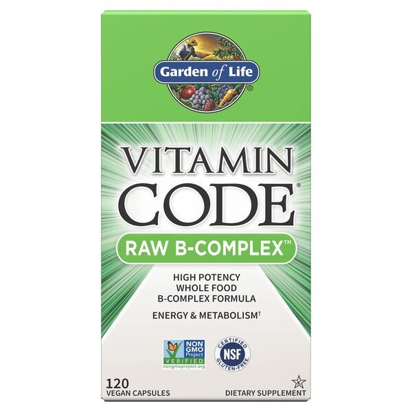 Kompleks witamin z grupy B Garden of Life Vitamin Code Raw B-Complex 120 vegan caps - Sklep Witaminki.pl