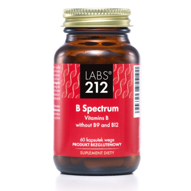 Labs212 B Spectrum 60 caps Kompleks witamin z grupy B - Sklep Witaminki.pl