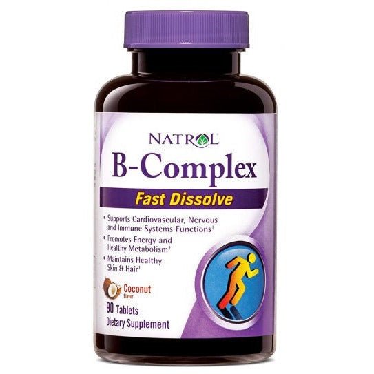 Natrol B - Complex Fast Dissolve 90 tabs Kompleks witamin z grupy B - Sklep Witaminki.pl