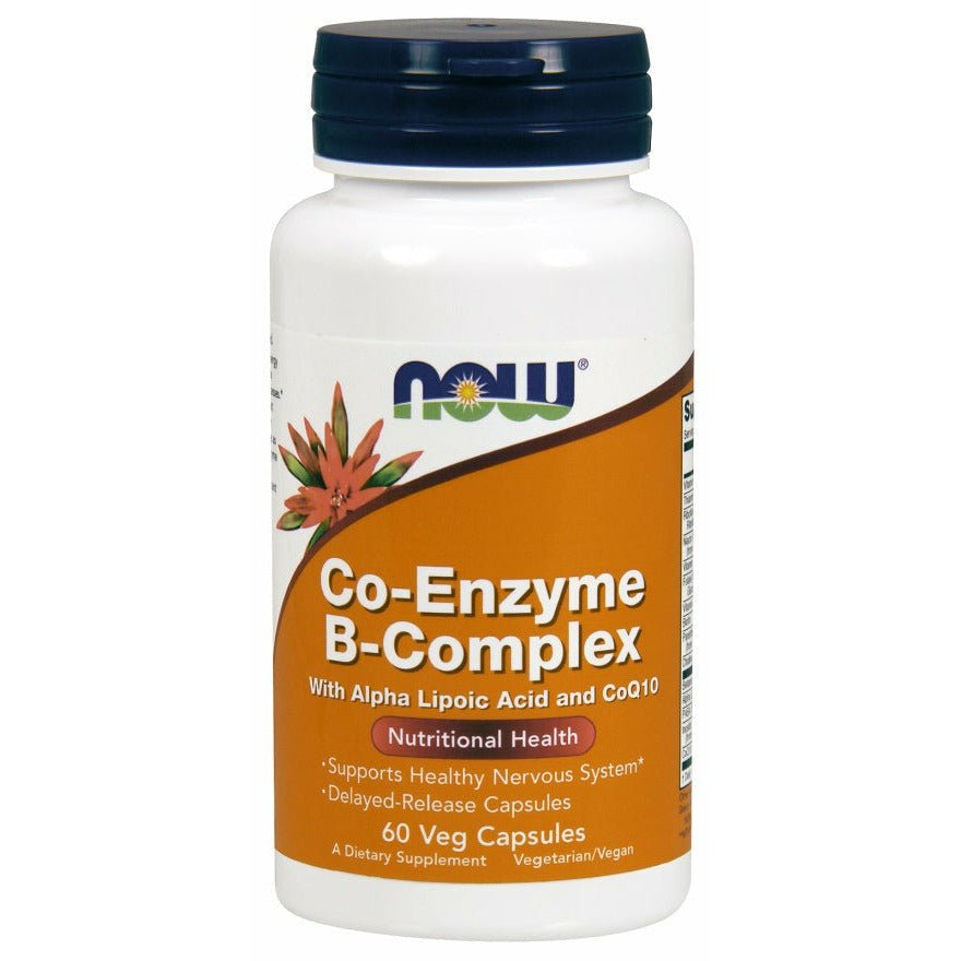 Kompleks witamin z grupy B NOW Foods Co-Enzyme B-Complex 60 vcaps - Sklep Witaminki.pl
