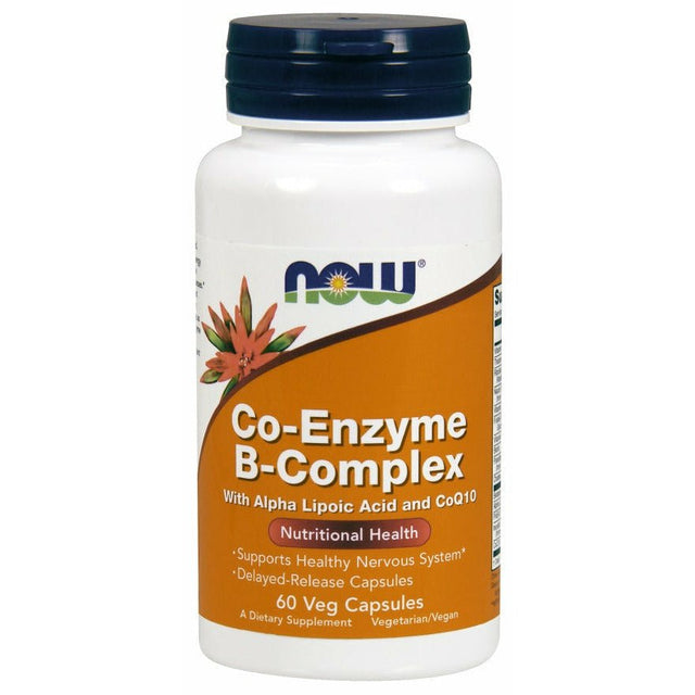 Kompleks witamin z grupy B NOW Foods Co-Enzyme B-Complex 60 vcaps - Sklep Witaminki.pl