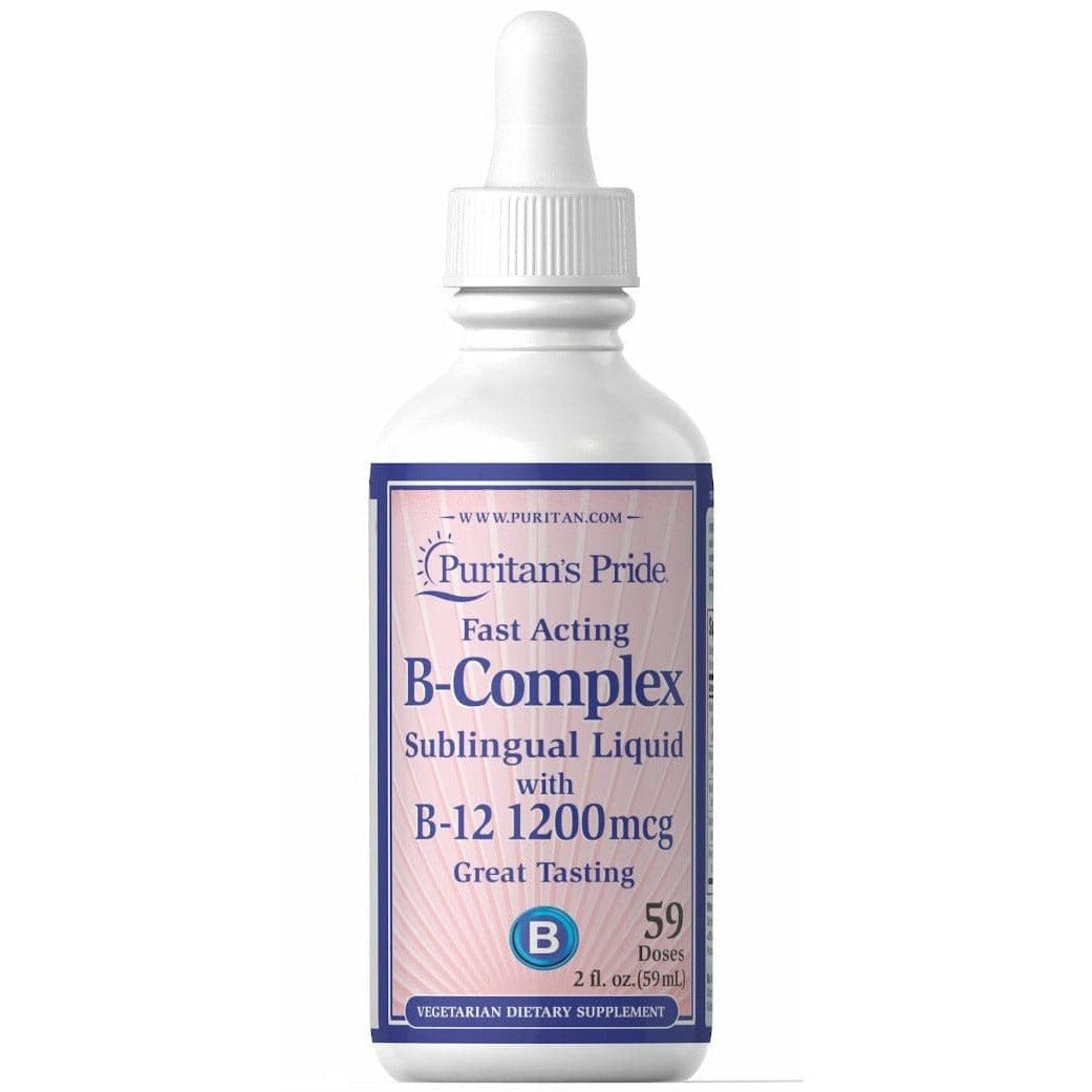 Puritan's Pride B - Complex Liquid 59 ml Kompleks witamin z grupy B - Sklep Witaminki.pl