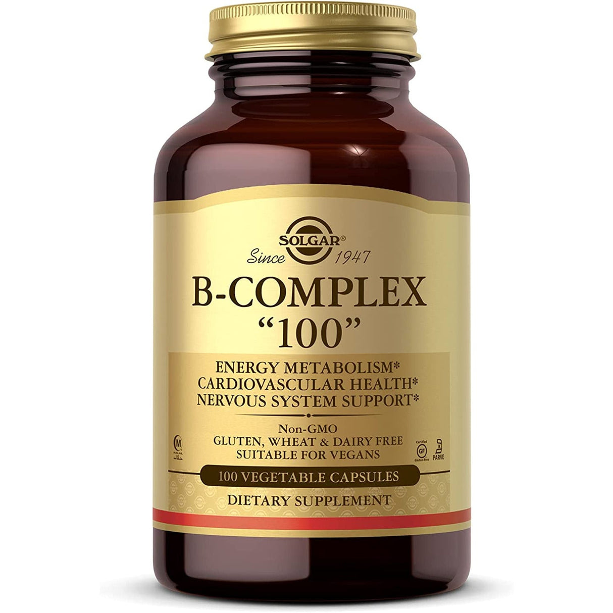 Solgar B - Complex 100 100 vcaps Kompleks witamin z grupy B - Sklep Witaminki.pl