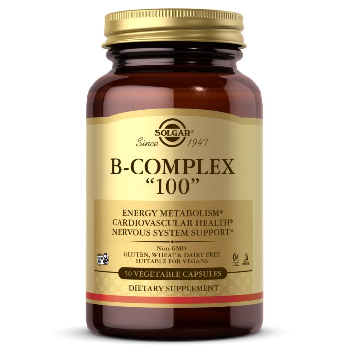 Solgar B - Complex 100 50 vcaps Kompleks witamin z grupy B - Sklep Witaminki.pl