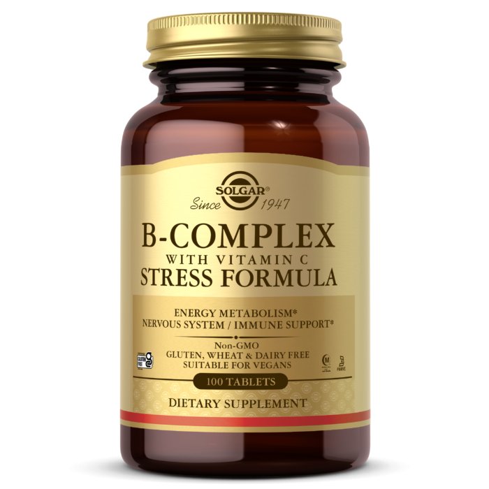 Kompleks witamin z grupy B Solgar B-Complex Stress Formula 100 tabs - Sklep Witaminki.pl