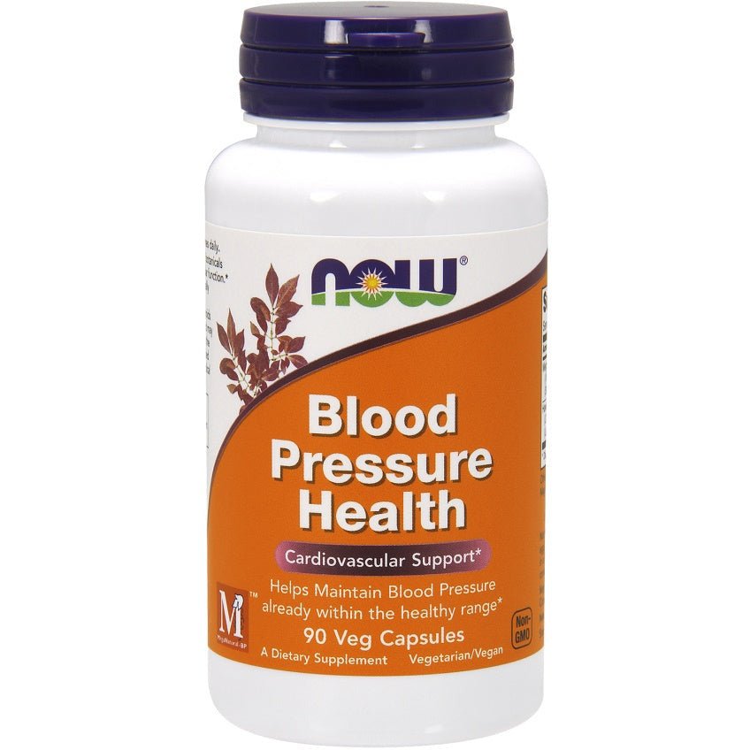 Kompleks wspierający prawidłowe ciśnienie NOW Foods Blood Pressure Health 90 vcaps - Sklep Witaminki.pl