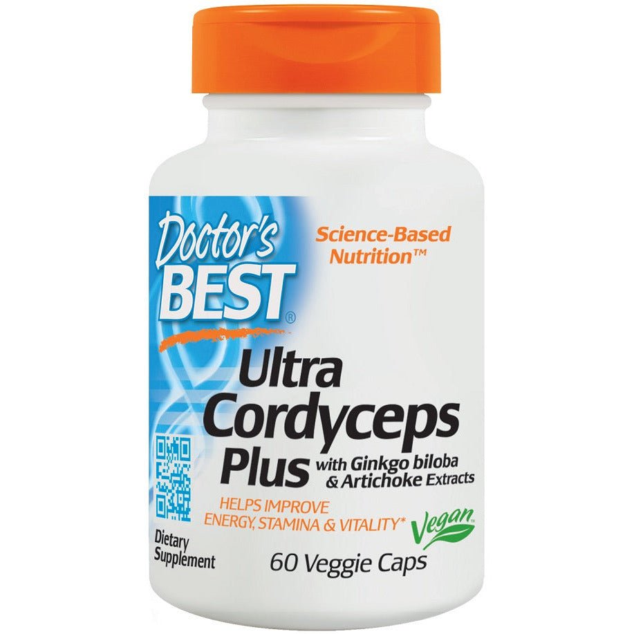 Doctor's BEST Ultra Cordyceps Plus 60 vcaps Kordyceps - Sklep Witaminki.pl