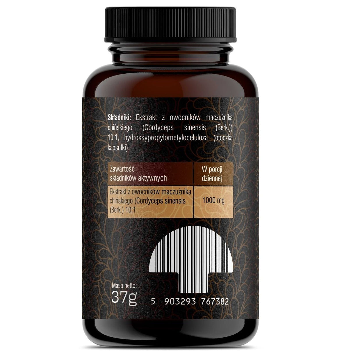 Solve Labs Cordyceps Mushroom 60 caps Kordyceps - Sklep Witaminki.pl