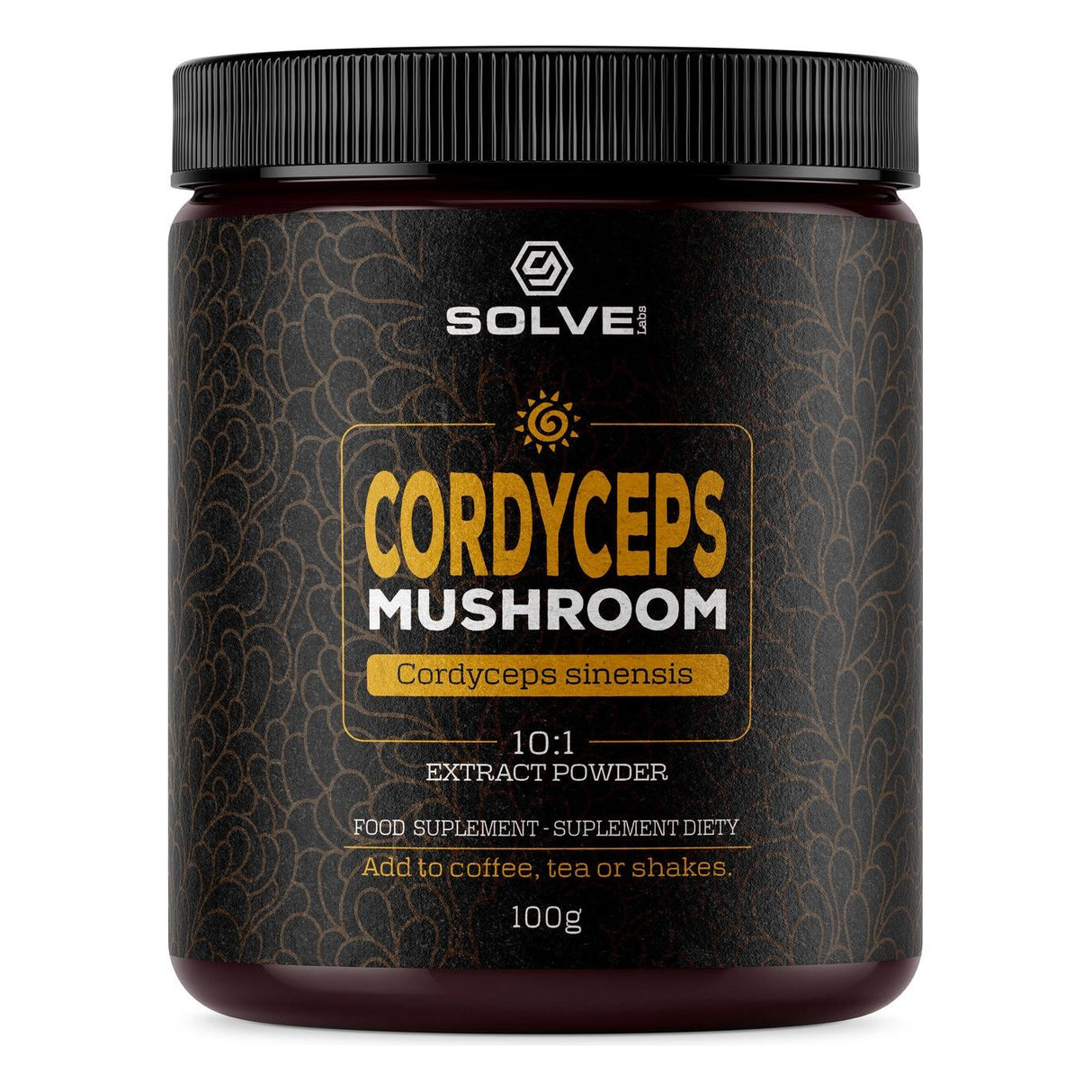 Kordyceps Solve Labs Cordyceps Mushroom Powder 100g - Sklep Witaminki.pl