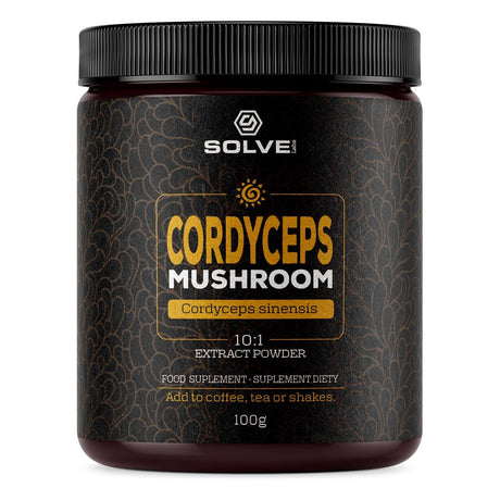 Kordyceps Solve Labs Cordyceps Mushroom Powder 100g - Sklep Witaminki.pl