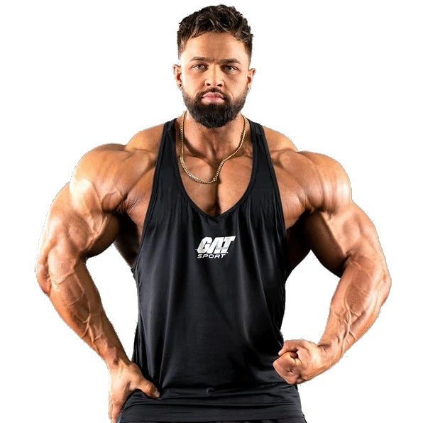 GAT Men's Performance Stringer Tank XL Black Koszulka bez rękawów - Sklep Witaminki.pl