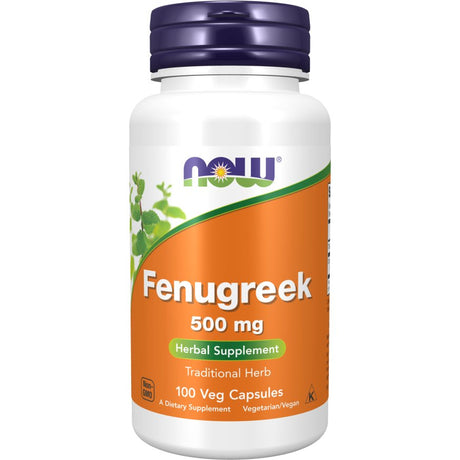Kozieradka NOW Foods Fenugreek 500 mg 100 vcaps - Sklep Witaminki.pl