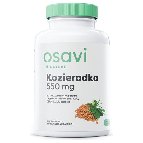 Kozieradka Osavi Kozieradka 550mg 120 vcaps - Sklep Witaminki.pl