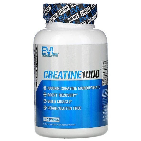 EVL Evlution Nutrition Creatine 1000 120 vcaps Kreatyna - Sklep Witaminki.pl