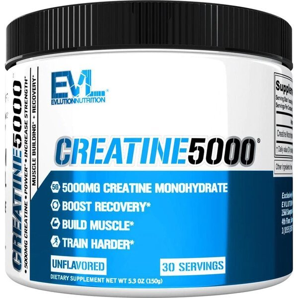 EVL Evlution Nutrition Creatine 5000 Unflavored 150 g Kreatyna - Sklep Witaminki.pl
