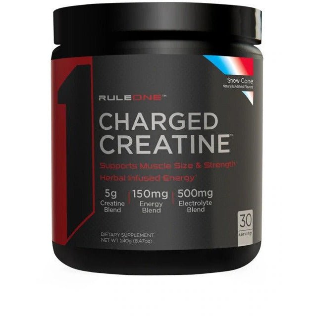 Rule One Charged Creatine Snow Cone 240 g Kreatyna - Sklep Witaminki.pl