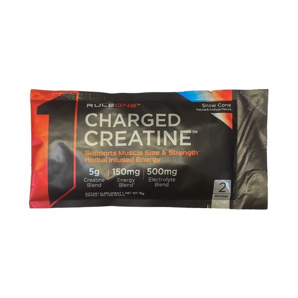 Rule One Charged Creatine Blue Razz Lemonade 270 g Kreatyna - Sklep Witaminki.pl