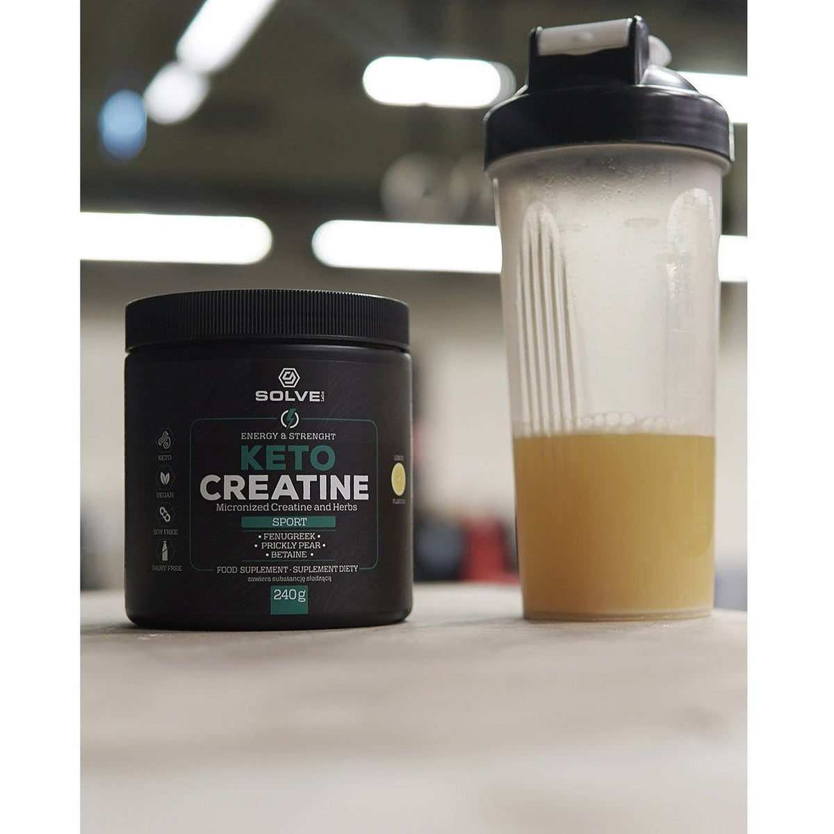 Solve Labs KETO Creatine 240g Cytryna Kreatyna - Sklep Witaminki.pl