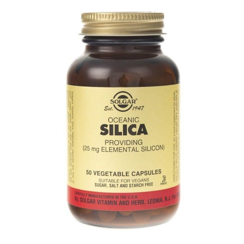 Krzem Solgar Oceanic Silica 25 mg 50 caps - Sklep Witaminki.pl
