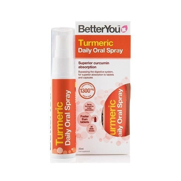 BetterYou Turmeric Spray 25 ml Kurkuma - Sklep Witaminki.pl